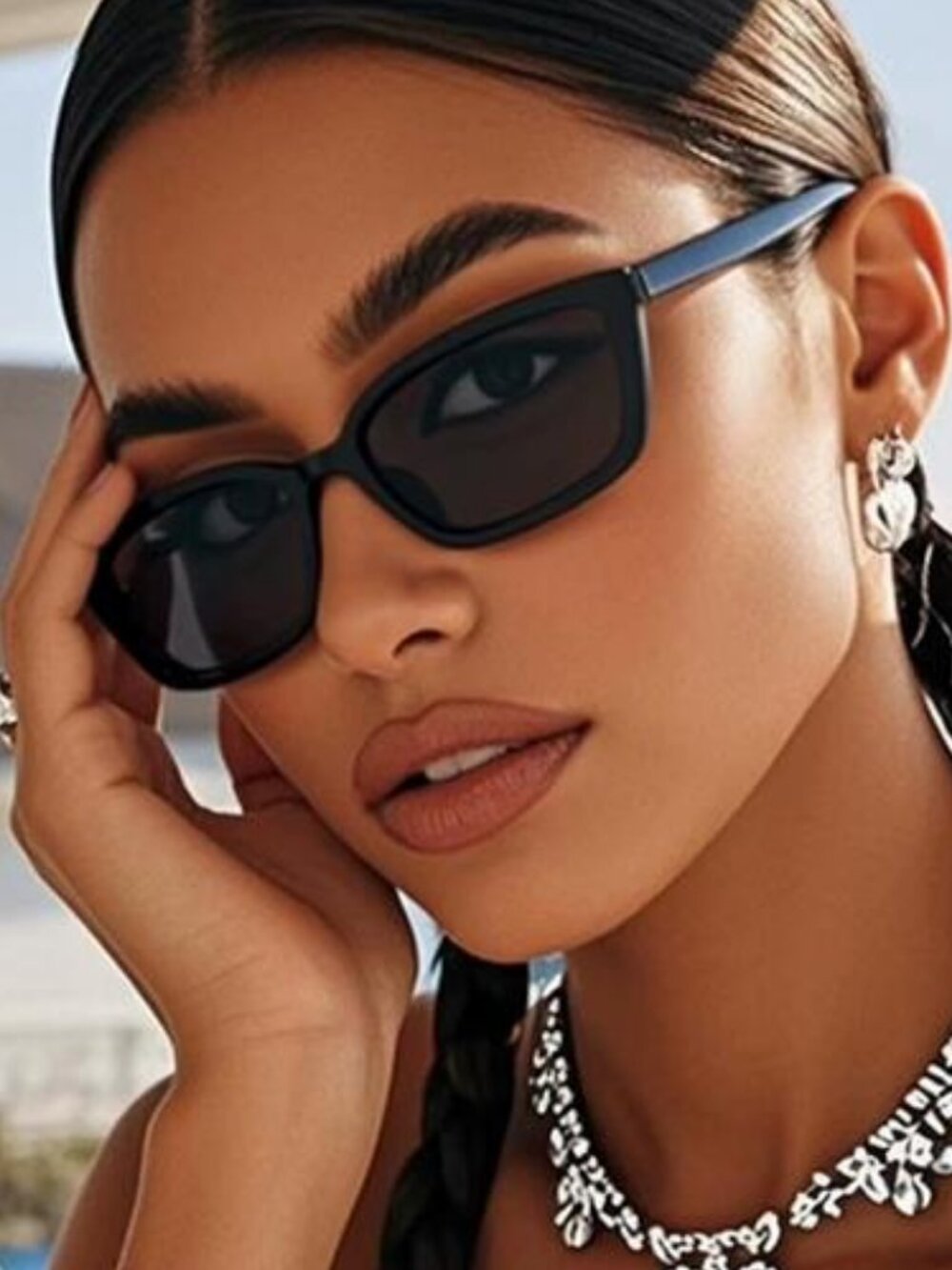 Classic Fashion Cat-Eye Small Frame Sunglasses